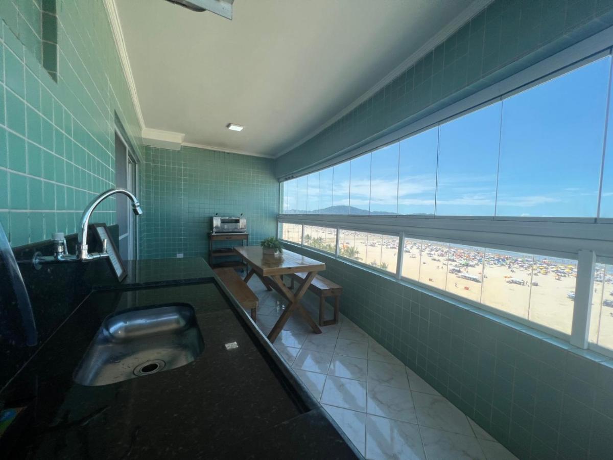 Apartamento Guilhermina De Frente Para O Mar プライア・グランデ エクステリア 写真